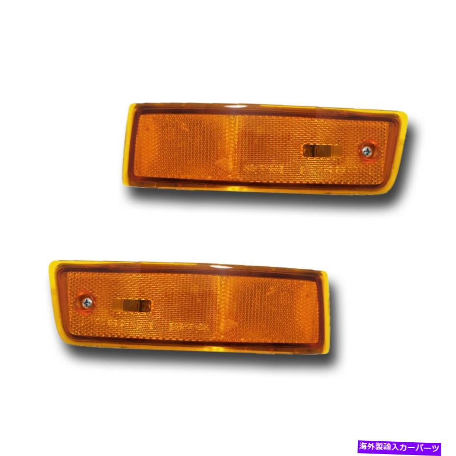 Side Marker はめあい95-97トヨタアバロン・ドライバー+助手席フロントサイドマーカーライトアッシー1ペア Fits 95-97 Toyota Avalon Driver + Passenger Front Side Marker Light Assy 1 Pair 【並行輸入品】