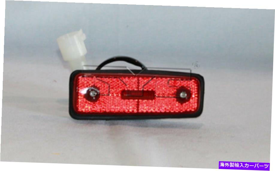 Side Marker 82-83トヨタピックアップ用リアサイドマーカーバンパーリフレクターライト左ドライバー Rear Side Marker Bumper Reflector Light Left Driver for 82-83 Toyota Pickup 【並行輸入品】
