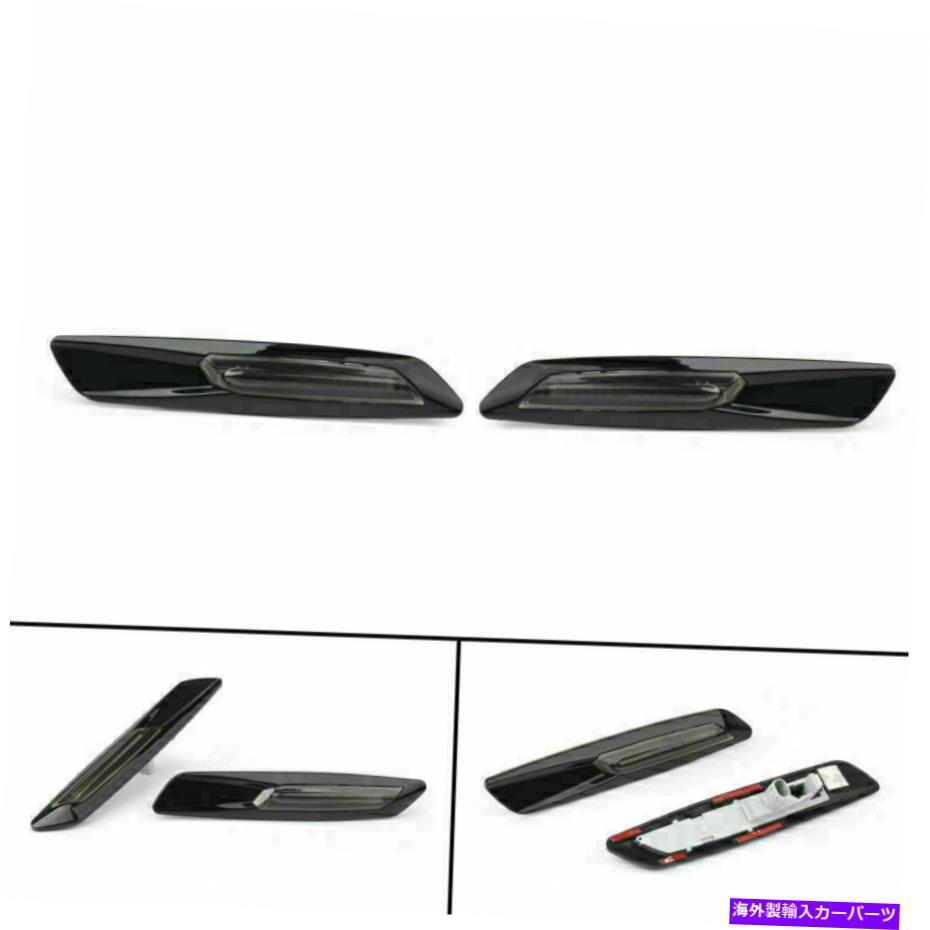 Side Marker 2個アンバー18LEDフェンダーサイドマーカーは、信号光のためのBMW 1/3/5シリーズSPを回し 2pcs Amber 18LED Fender Side Marker Turn Signal Light For BMW 1/3/5 Series SP 【並行輸入品】
