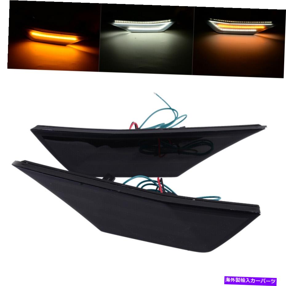 Side Marker 2xLEDサイドマーカーランプフェンダードライビングターンシグナルランプフィット感のためのホンダシビック16-20 2xLED Side Marker Fender Lamp Driving Turn Signal Lamp Fit For Honda Civic 16-20 【並行輸入品】