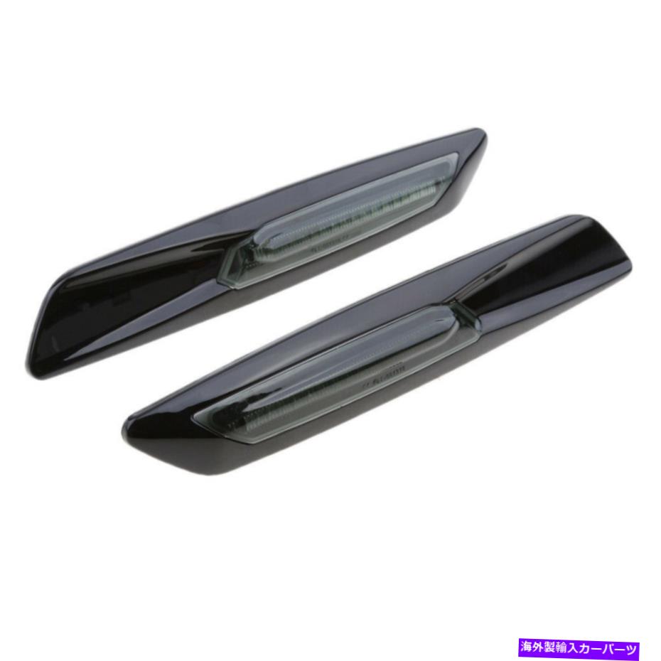 Side Marker 2PCSアンバー18LEDフェンダーサイドマーカーは、BMW E60 E61 E81用の信号灯を回し 2PCS Amber 18LED Fender Side Marker Turn Signal Lights for BMW E60 E61 E81 【並行輸入品】