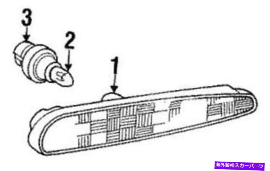 Side Marker 本物のGMサイドマーカーランプ25727861 Genuine GM Side Marker Lamp 25727861 【並行輸入品】