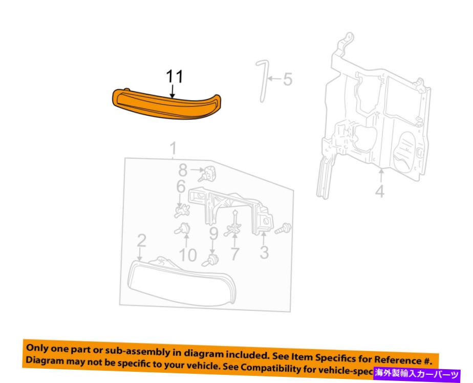 Side Marker GM OEMサイドマーカーライトフロントパーク/ターン/サイド右15199559 GM OEM Side Marker Light-Front-Park/turn/side Right 15199559 【並行輸入品】