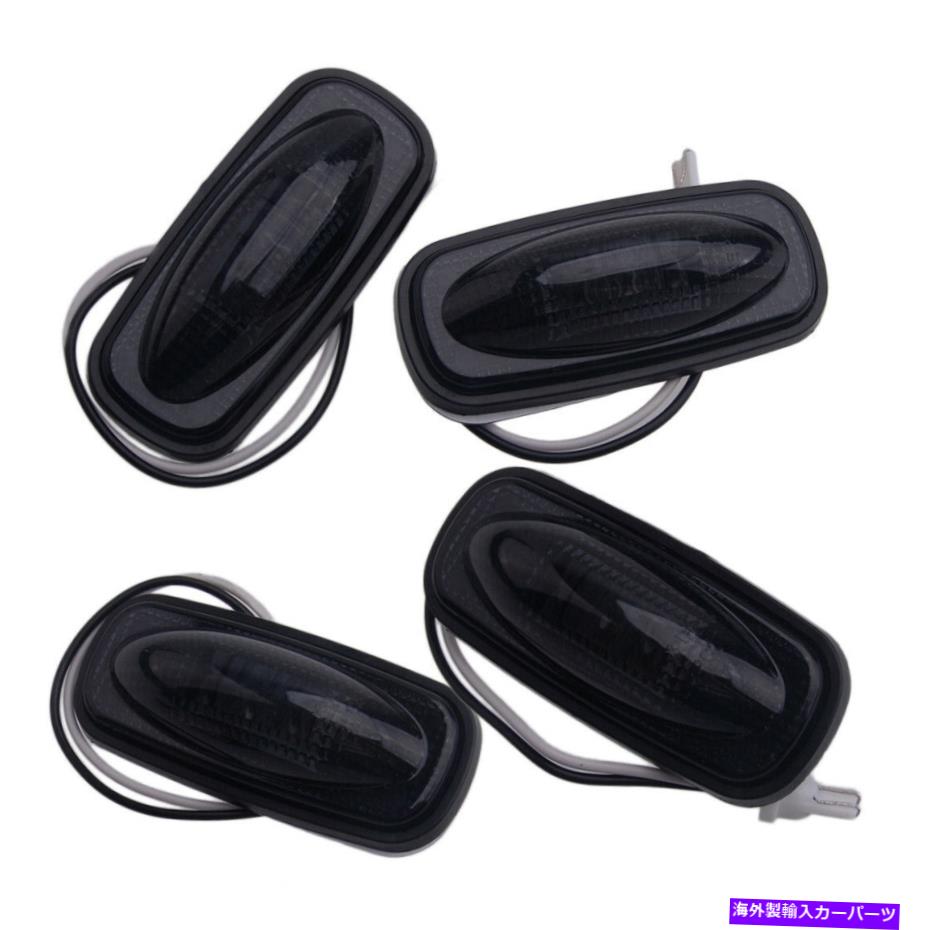 Side Marker ダッジRAM 2500 3500のための車のスモークレンズツェッペリンサイドフェンダーマーカーライトランプフィット Car Smoke Lens Led Side Fender Marker Light Lamp Fit for Dodge RAM 2500 3500 【並行輸入品】