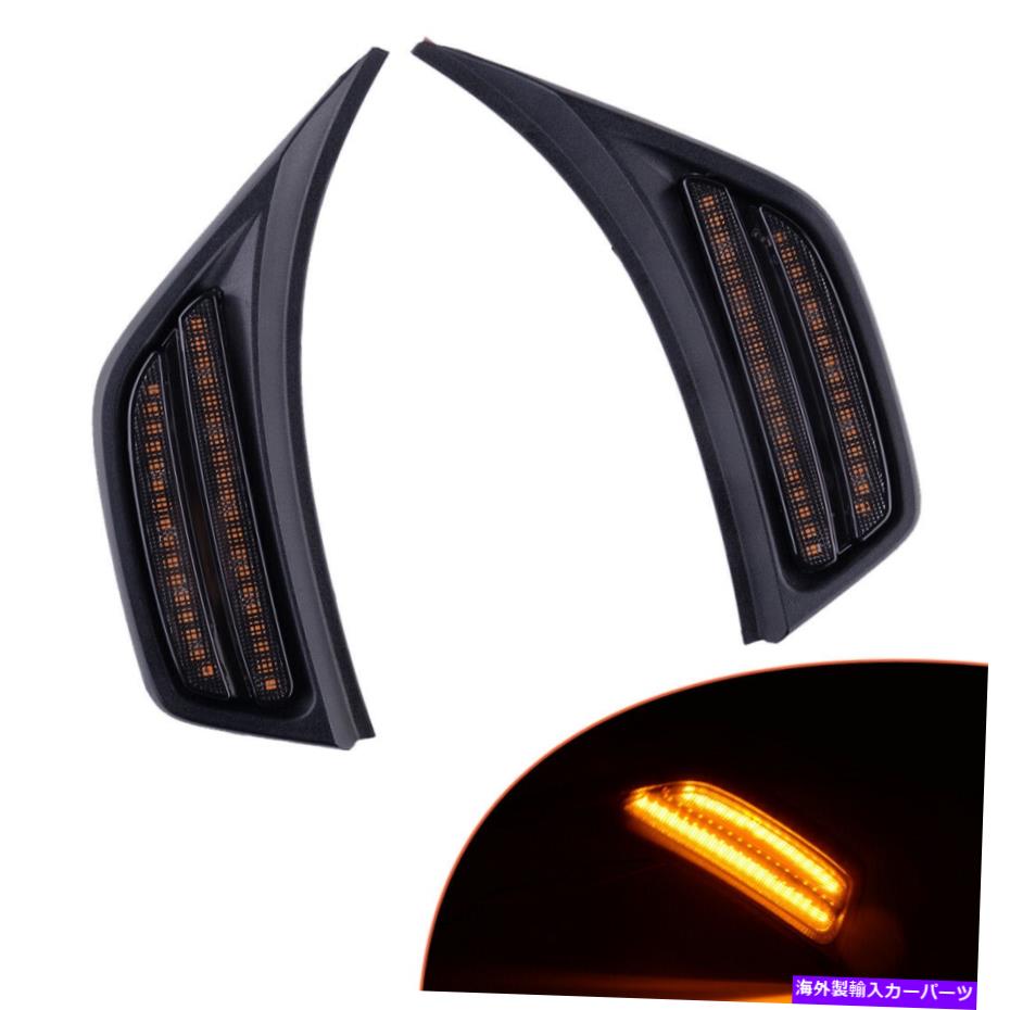 Side Marker ペアのLEDオレンジ色のフロントフェンダーのターンシグナルサイドマーカーライトフィット感のためのラングラーJL Pair LED Amber Front Fender Turn Signal Side Marker Light Fit For Wrangler JL 【並行輸入品】｜カスタムパーツ WORLD倉庫