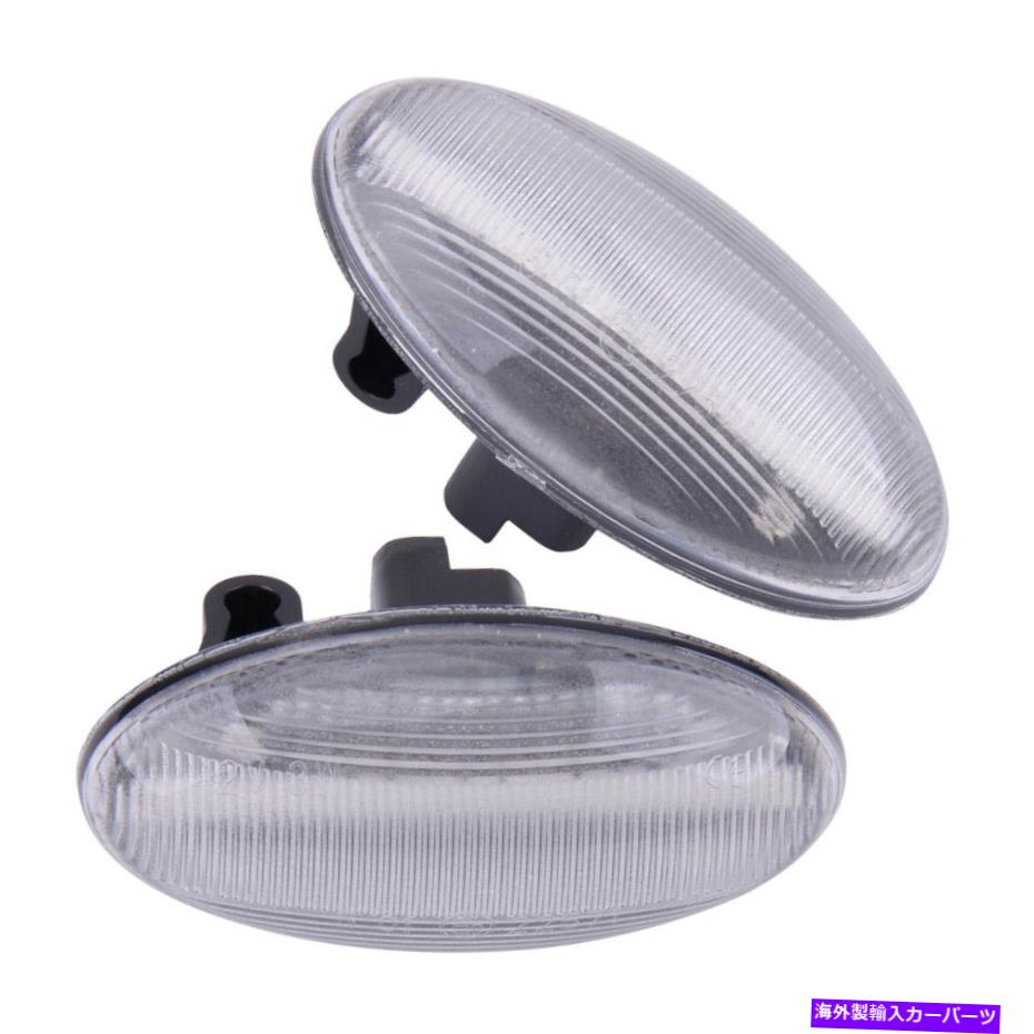Side Marker 球根フィット感のためのプジョー・シトロエンC1 C2と対サイドマーカーターンシグナルライトランプ Pair Side Marker Turn Signal Light Lamp with Bulbs Fit For Peugeot Citroen C1 C2 【並行輸入品】