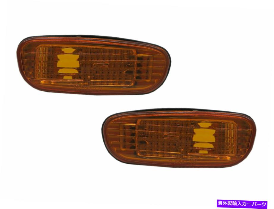 Side Marker L320第一世代SUBARUのための92から00までの2D / 4D / 5Dクリアサイドマーカーライトイエロー L320 First generation 92-00 2D/4D/5D Clear Side Marker Light Yellow for SUBARU 【並行輸入品】|カスタムパーツ WORLD倉庫