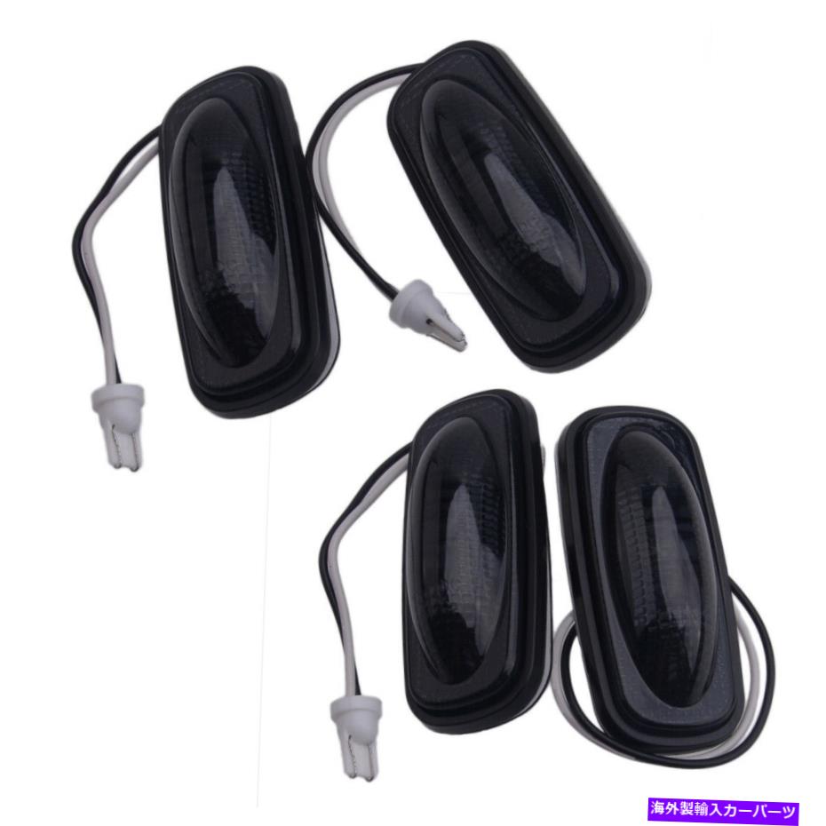 Side Marker ダッジRAM 2500 3500のための車のスモークレンズツェッペリンベッドサイドフェンダーマーカーライトフィット Car Smoke Lens Led Bed Side Fender Marker Light Fit for Dodge RAM 2500 3500 【並行輸入品】