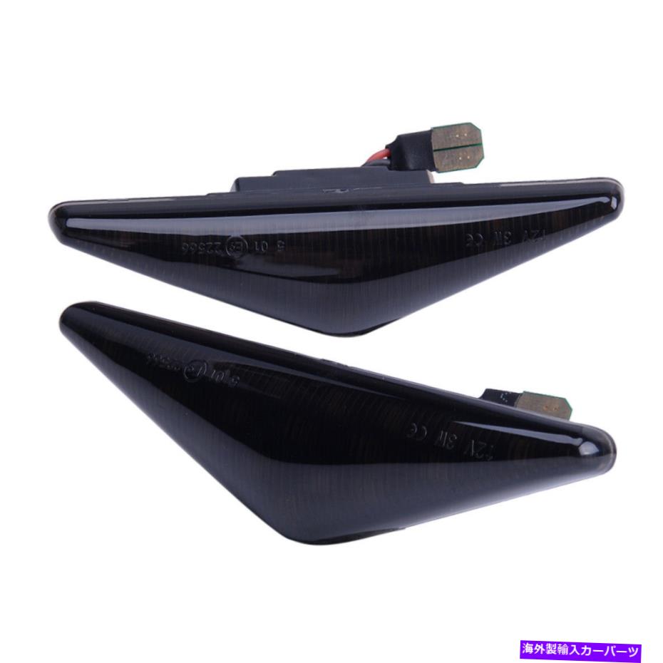 Side Marker フォードフォーカスモンデオのための2PCサイドマーカーインジケータライトリピーターランプ12Vフィット 2Pc Side Marker Indicator Light Repeater Lamp 12V Fit for Ford Focus Mondeo 【並行輸入品】