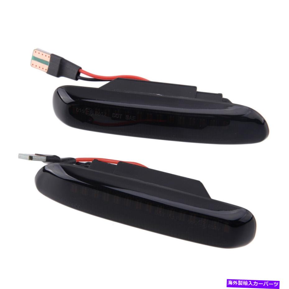 Side Marker 2個のL＆RダイナミックLEDサイドマーカーは、BMW 3er E46 1999年から2001年のための信号光のフィットを回し 2pcs L&R Dynamic LED Side Marker Turn Signal Light Fit for BMW 3er E46 1999-2001 【並行輸入品】