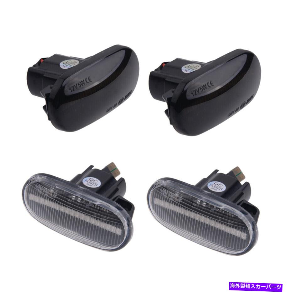 Side Marker ホンダシビックS2000アキュラのための2個の静的LEDサイドマーカーインジケータライトフィット 2Pcs Static LED Side Marker Indicator Light Fit for Honda Civic S2000 Acura 【並行輸入品】