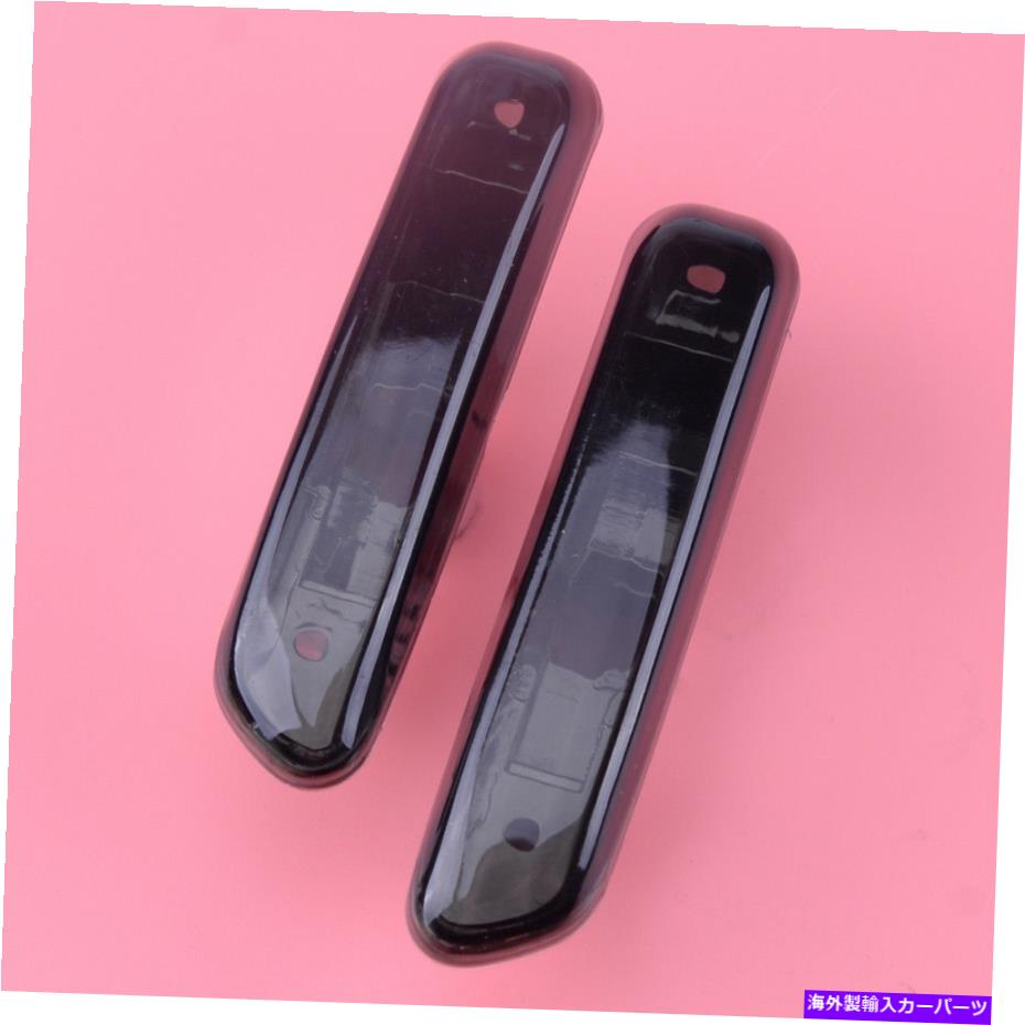 Side Marker 2X L + Rブラックレンズサイドマーカーインジケータフィット感のためのBMW 3er E46セダン4DR 1999年から2001年 2x L+R Black Lens Side Marker Indicator Fit For BMW 3er E46 Sedan 4DR 1999-2001 【並行輸入品】