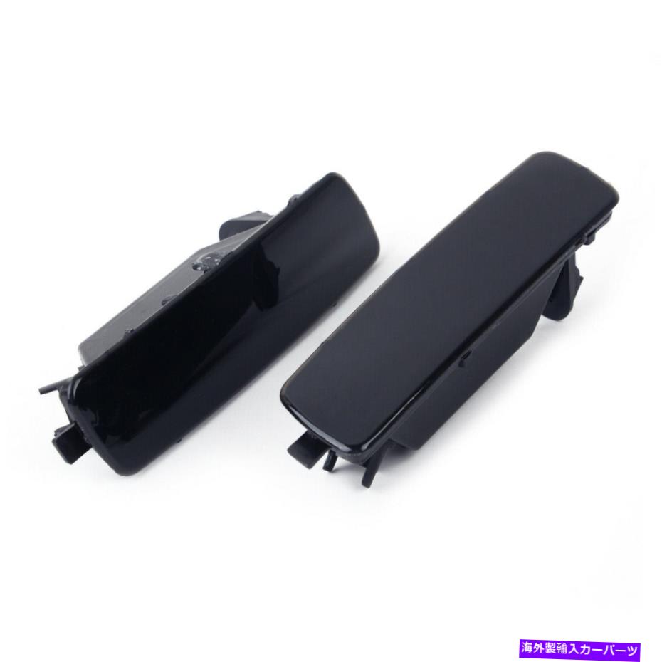 Side Marker 2PCSブラックフロントバンパーサイドマーカーライトハウジングフィット感のためのVWゴルフGTI MK6 10-14 2PCS Black Front Bumper Side Marker Light Housing Fit For VW Golf MK6 GTI 10-14 【並行輸入品】