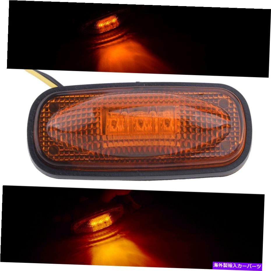 Side Marker ダッジRAM 2500 3500のためのイエローレンズベッドサイドフェンダーマーカーライトランプフィット Yellow Lens Bed Side Fender Marker Light Lamp Fit for Dodge RAM 2500 3500 【並行輸入品】