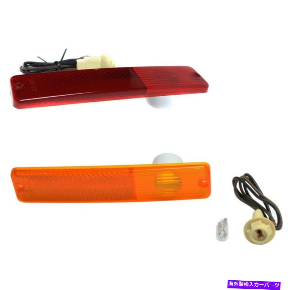 Side Marker JシリーズLH RHジープCJ7 CJ5用SET-994020K新しいフロントドライバー＆助手席側 SET-994020K New Front Driver & Passenger Side for J Series LH RH Jeep CJ7 CJ5 【並行輸入品】
