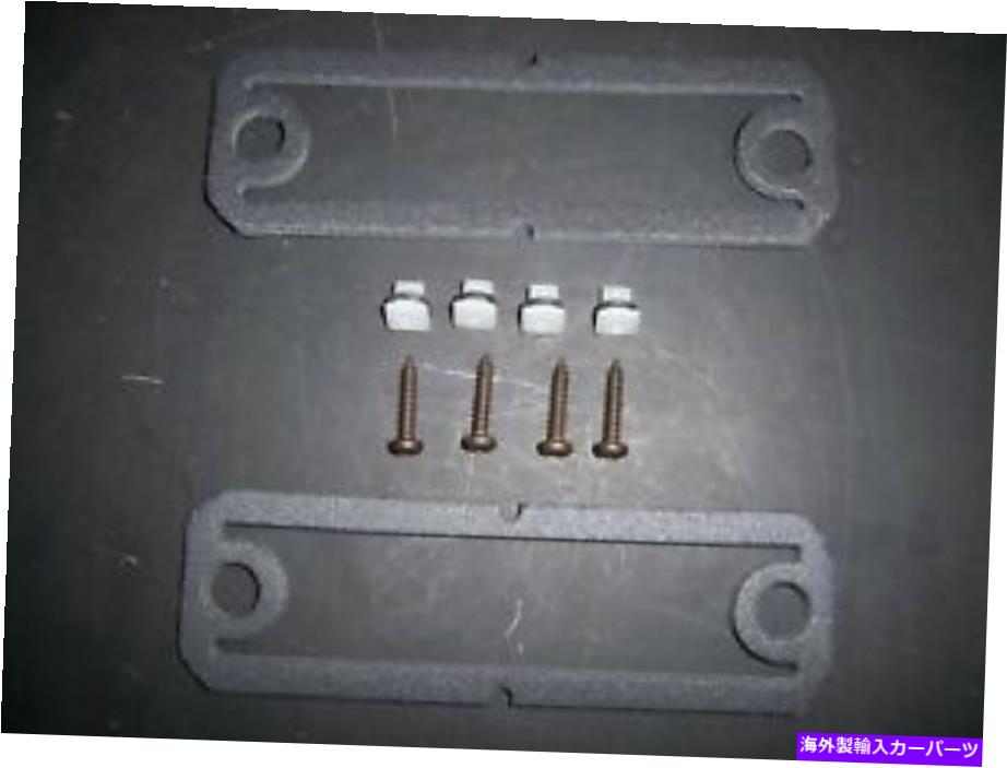 Side Marker リアサイドマーカーLENSガスケットWスクリュー＆NUTS NEW 1978から1987 EL CAMINO K1090 REAR SIDE MARKER LENS GASKETS W SCREWS & NUTS NEW 1978 - 1987 EL CAMINO K1090 【並行輸入品】