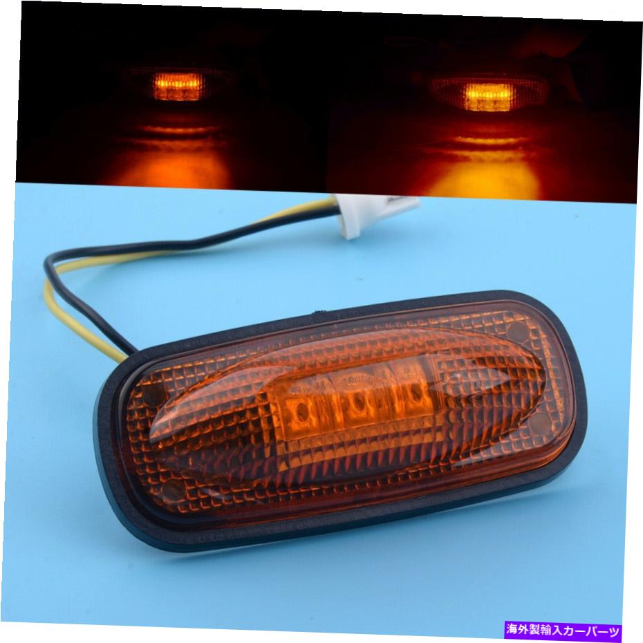 Side Marker ダッジRAM 2500 3500のための車イエローレンズ主導ベッドサイドフェンダーマーカーライトフィット Car Yellow Lens Led Bed Side Fender Marker Light Fit for Dodge RAM 2500 3500 【並行輸入品】