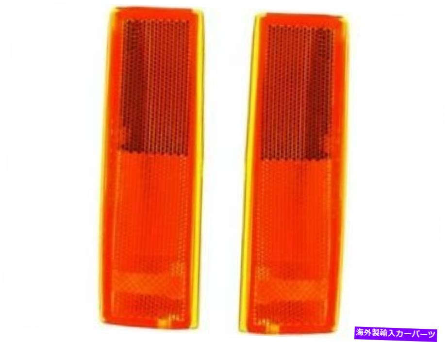 Side Marker S10ブレイザー1991 1992 1989 1986 1985 1982のためのフロントサイドマーカーライトセットY173TQ Front Side Marker Light Set Y173TQ for S10 Blazer 1991 1992 1989 1986 1985 1982 【並行輸入品】