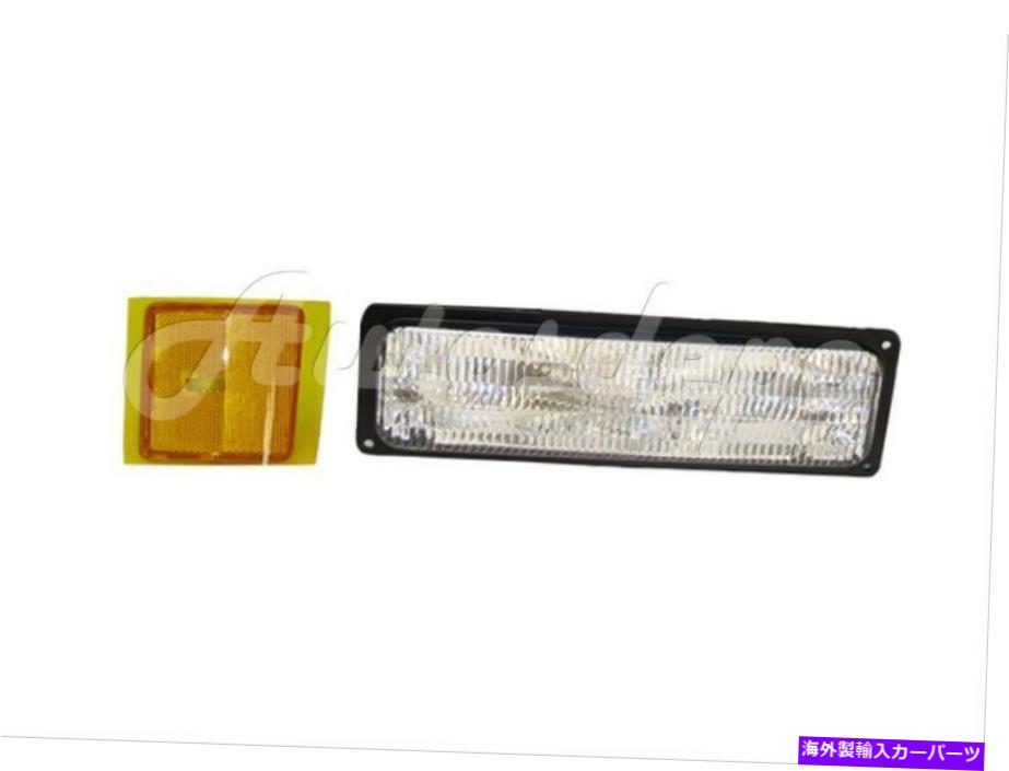 Side Marker 94から02用CHEVY / GMC C / KピックアップCOMPOSITE PARK SIGNAL SIDE MARKER LIGHT RH 2PC For 94-02 CHEVY/GMC C/K PICKUP COMPOSITE PARK SIGNAL SIDE MARKER LIGHT RH 2PC 【並行輸入品】