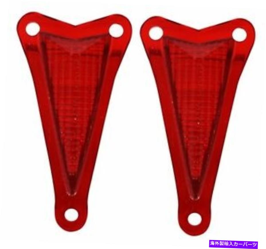 Side Marker 1968 FIREBIRDリアQUARTER / SIDE MARKER LIGHT / LAMP LENS SET - RED - ARROWHEAD 1968 FIREBIRD REAR QUARTER / SIDE MARKER LIGHT / LAMP LENS SET - RED - ARROWHEAD 【並行輸入品】