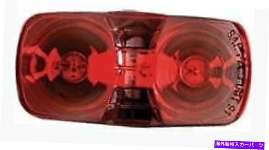 Side Marker オプトロニクスMC42RSサイドマーカーライトデュアル電球レッドレンズ Optronics MC42RS Side Marker Light Dual Bulb Red Lens 【並行輸入品】｜カスタムパーツ WORLD倉庫