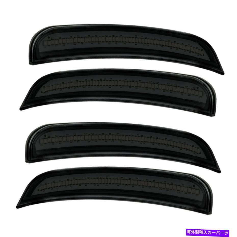 Side Marker ティントティント - - ノーペイント2015-2021ダッジチャージャーコンセプトSidemarkerセット用 For 2015-2021 Dodge Charger Concept Sidemarker Set - Tinted Tinted - No Paint 【並行輸入品】｜カスタムパーツ WORLD倉庫