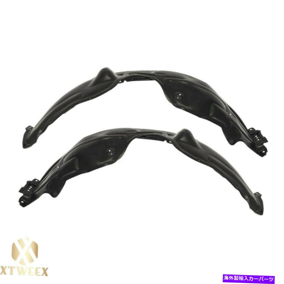 Fender Liner Splash 12-14トヨタカムリのために2の左+右サイドフェンダーライナースプラッシュシールドペアセット Left+Right Side Fender Liner Splash Shield Pair Set of 2 For 12-14 Toyota Camry 【並行輸入品】
