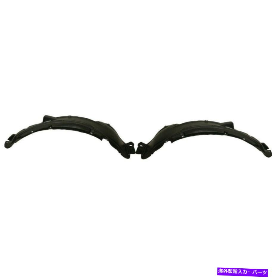 Fender Liner Splash 2007-2009ホンダCR-Vフロント左右米国＆日本メイドモデルのスプラッシュシールド Splash Shield For 2007-2009 Honda CR-V Front Left & Right US & Japan Made Model 【並行輸入品】