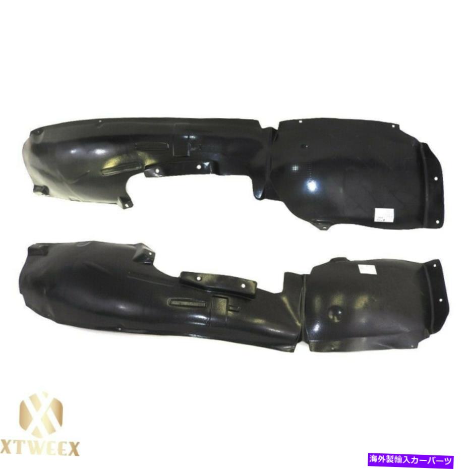 Fender Liner Splash 7月12日ダッジキャリバーの場合2の左+右サイドフェンダーライナースプラッシュシールドペアセット Left+Right Side Fender Liner Splash Shield Pair Set of 2 For 07-12 Dodge Caliber 【並行輸入品】