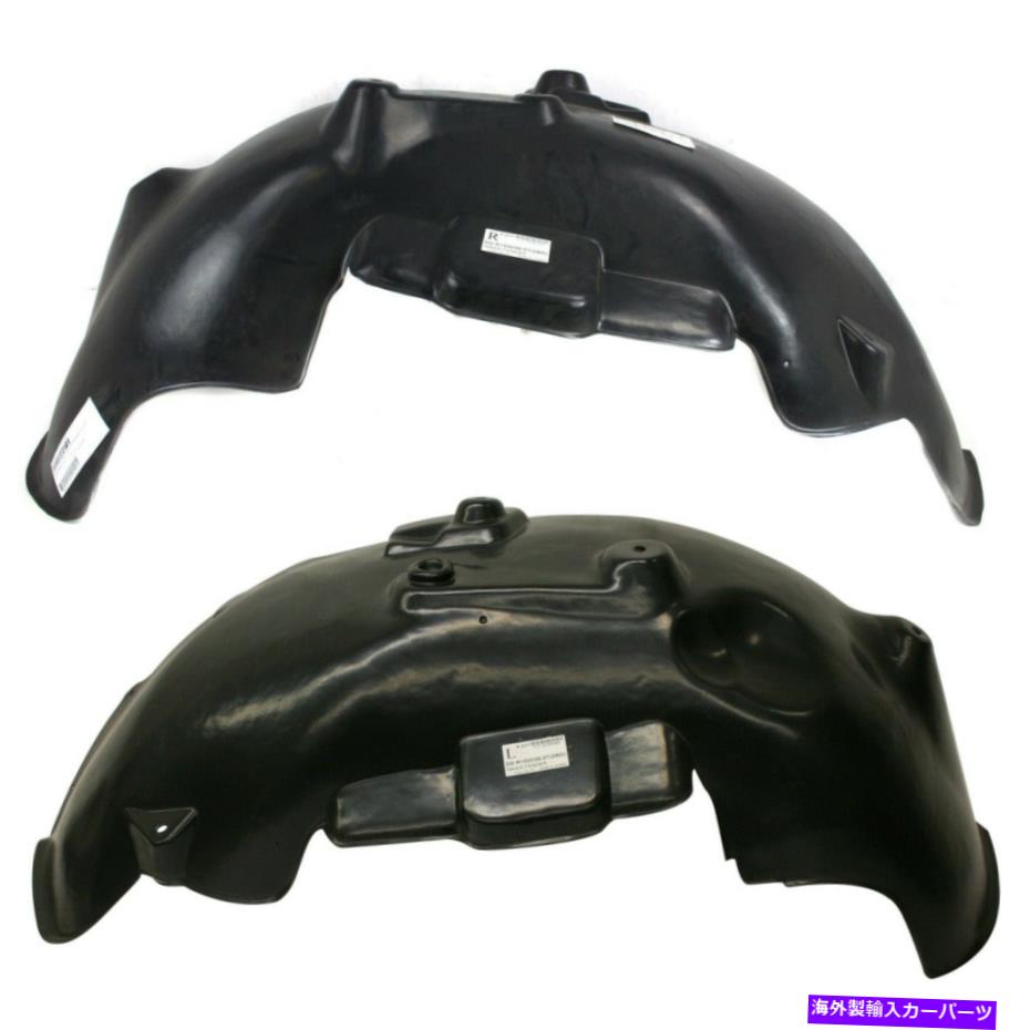 Fender Liner Splash 2の2002年から2008年ダッジラム1500フロント左右のサイドセット用のスプラッシュシールド Splash Shield For 2002-2008 Dodge Ram 1500 Front Left & Right Side Set of 2 【並行輸入品】|カスタムパーツ WORLD倉庫