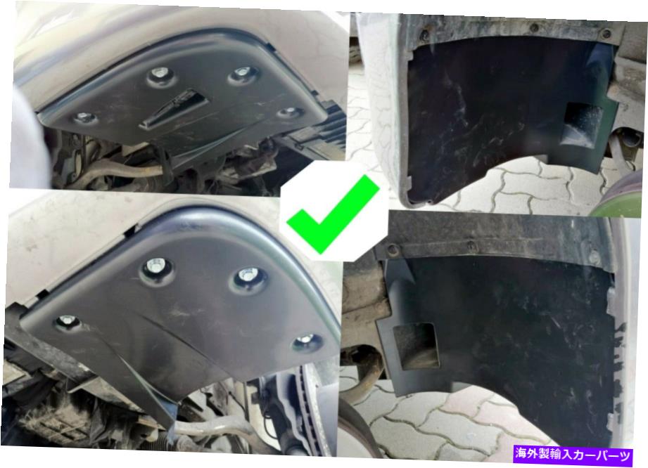 Fender Liner Splash BMW E39 MスポーツフロントバンパーSPLASH PANEL LINER TRIM FENDER ABS + INSTALキット BMW E39 M Sport FRONT BUMPER SPLASH PANEL LINER TRIM FENDER ABS + INSTAL KIT 【並行輸入品】
