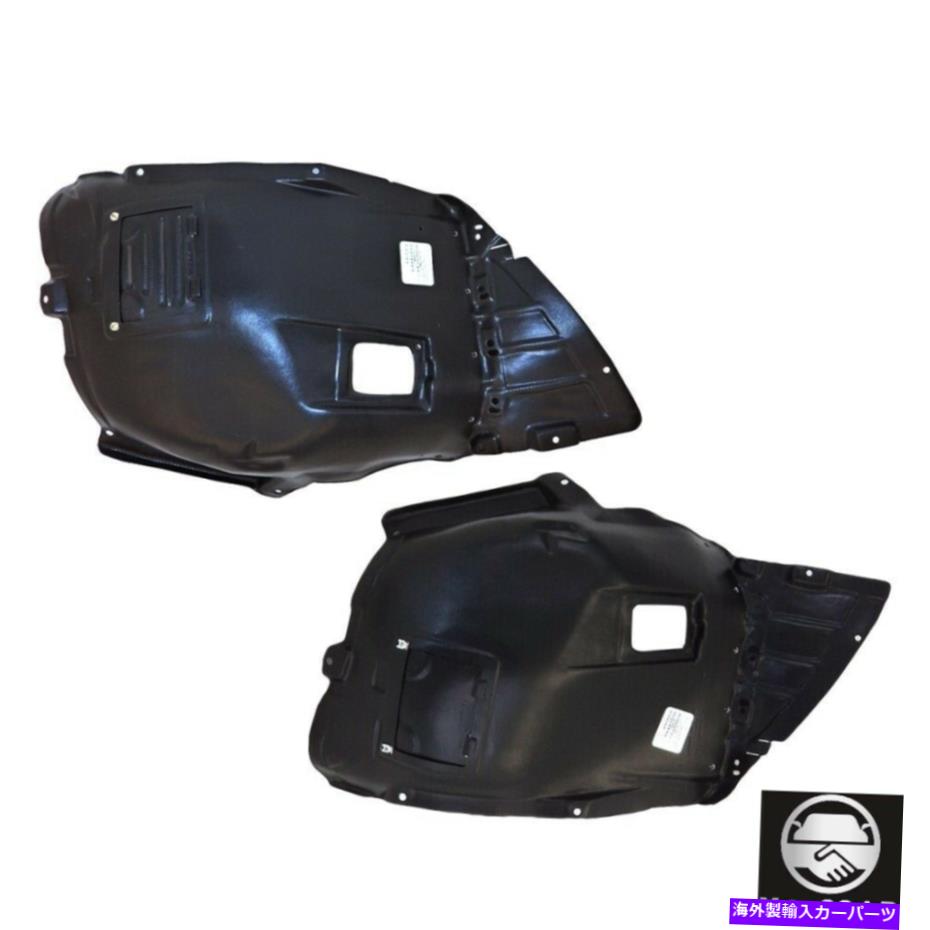 Fender Liner Splash 2フロントドライバー＆助手席ペアの新しいスプラッシュシールズのためにBMWの設定 New Splash Shields For BMW Set Of 2 Front Driver & Passenger Pair 【並行輸入品】