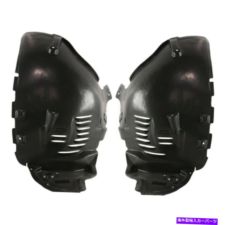 Fender Liner Splash 2006年メルセデスベンツCLS500フロントLH＆2のRH前部セットのためのスプラッシュシールド Splash Shield For 2006 Mercedes Benz CLS500 Front LH & RH Front Section Set of 2 【並行輸入品】