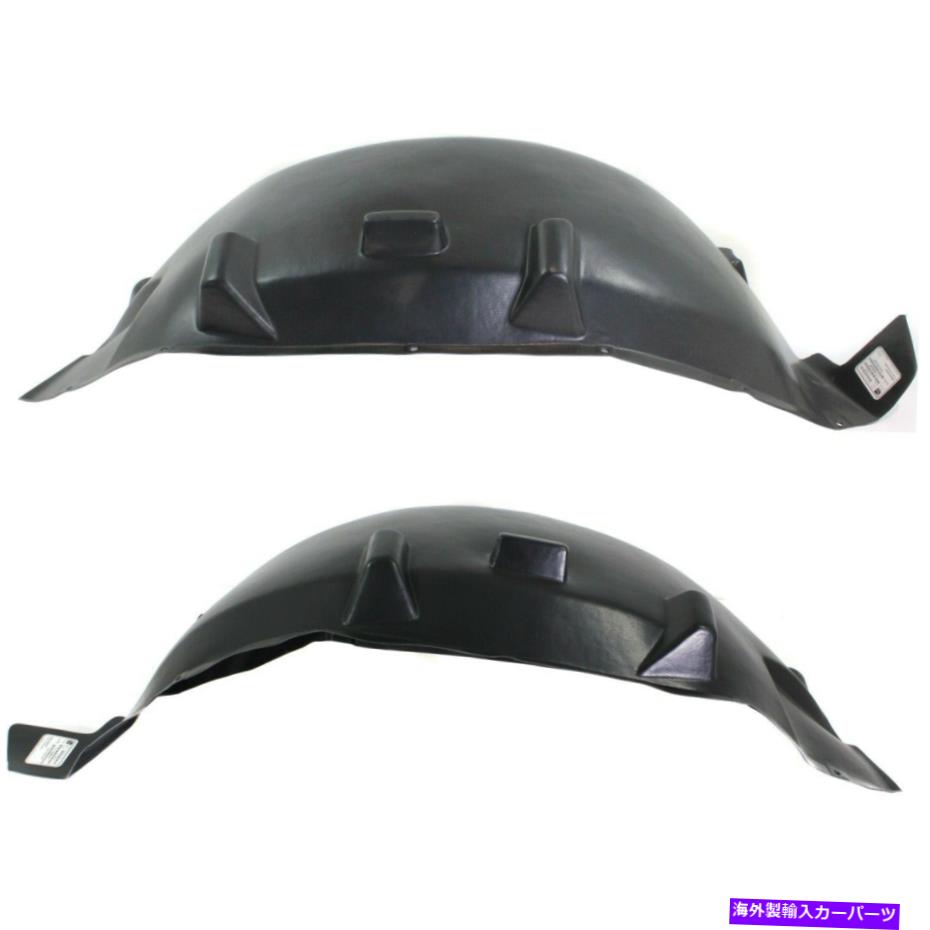 Fender Liner Splash 2007-2016ジープラングラー2の（JK）リア左右のサイドセット用のスプラッシュシールド Splash Shield For 2007-2016 Jeep Wrangler (JK) Rear Left & Right Side Set of 2 【並行輸入品】