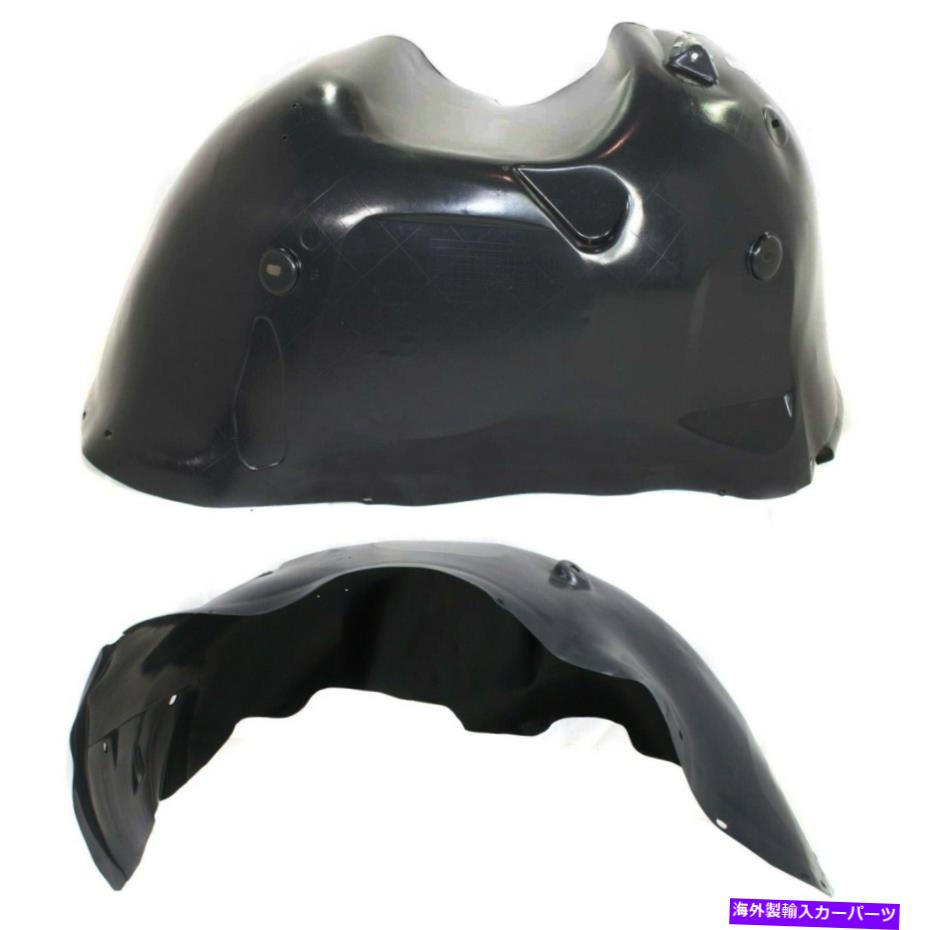 Fender Liner Splash 2の2007年から2010年シボレーシルバラード2500 HDフロントLH&RHセット用のスプラッシュシールド Splash Shield For 2007-2010 Chevrolet Silverado 2500 HD Front LH & RH Set of 2 【並行輸入品】|カスタムパーツ WORLD倉庫
