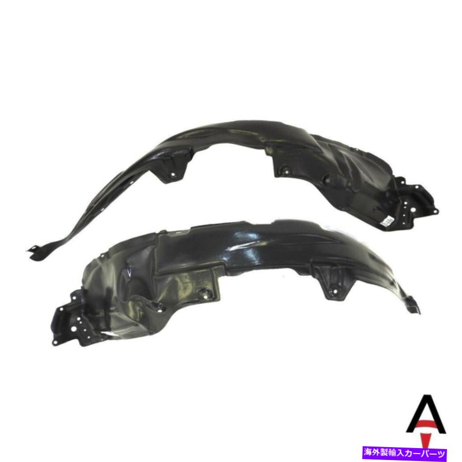 Fender Liner Splash ドライバー+旅客6月12日トヨタRAV4 L + R用サイドフェンダーライナースプラッシュシールドコンボ Driver+Passenger Side Fender Liner Splash Shield Combo For 06-12 Toyota Rav4 L+R 【並行輸入品】
