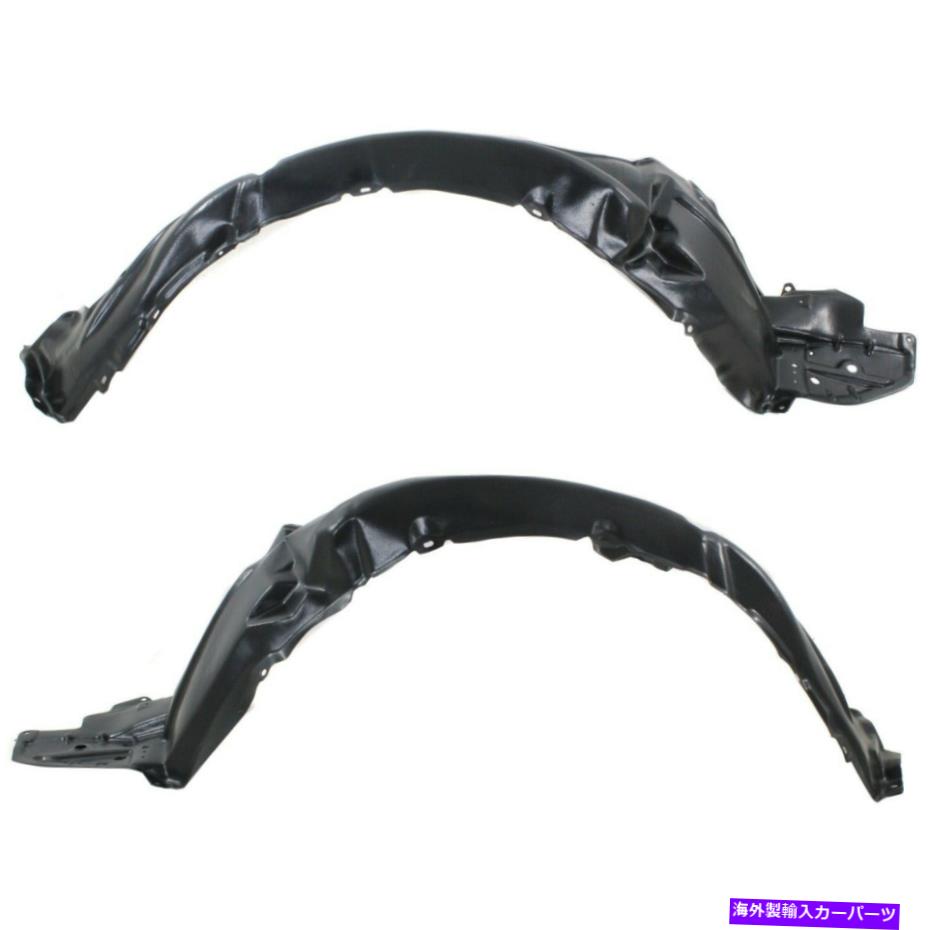 Fender Liner Splash 2の2011年から2013年サイオンtCのフロント、ドライバーと助手席側セット用のスプラッシュシールド Splash Shield For 2011-2013 Scion tC Front, Driver and Passenger Side Set of 2 【並行輸入品】