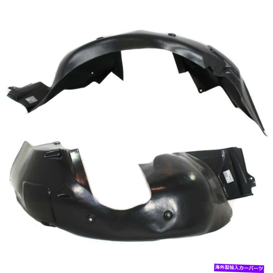 Fender Liner Splash 2の2008年から2009年ポンティアックG8フロント、ドライバーと助手席側セット用のスプラッシュシールド Splash Shield For 2008-2009 Pontiac G8 Front, Driver and Passenger Side Set of 2 【並行輸入品】