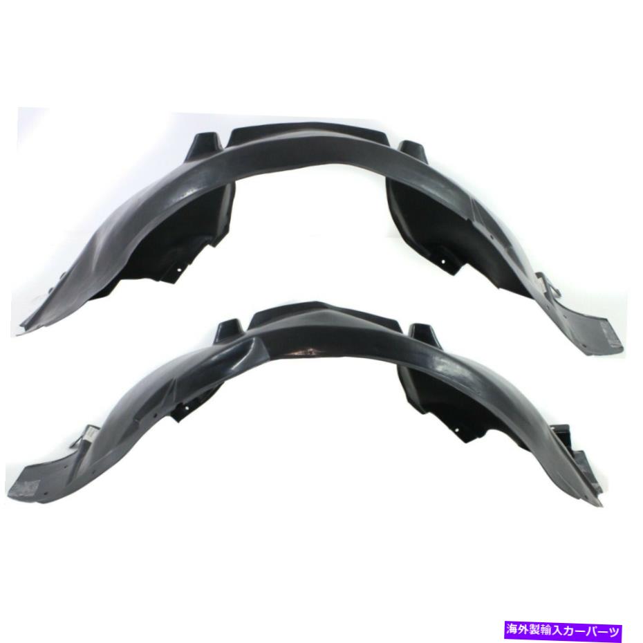 Fender Liner Splash 2の2004年から2008年ジャガー・Sタイプフロント左右のサイドセット用のスプラッシュシールド Splash Shield For 2004-2008 Jaguar S-Type Front Left & Right Side Set of 2 【並行輸入品】|カスタムパーツ WORLD倉庫
