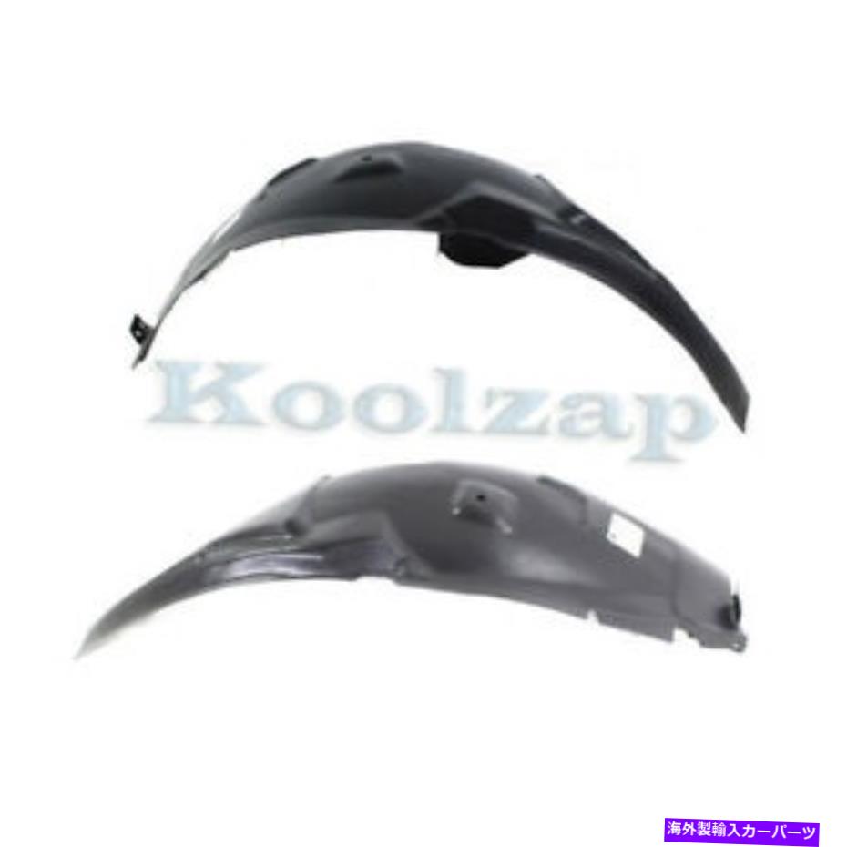 Fender Liner Splash 10-14マスタングフロントスプラッシュシールドインナーフェンダーライナーパネル左右SET PAIR 10-14 Mustang Front Splash Shield Inner Fender Liner Panel Left & Right SET PAIR 【並行輸入品】