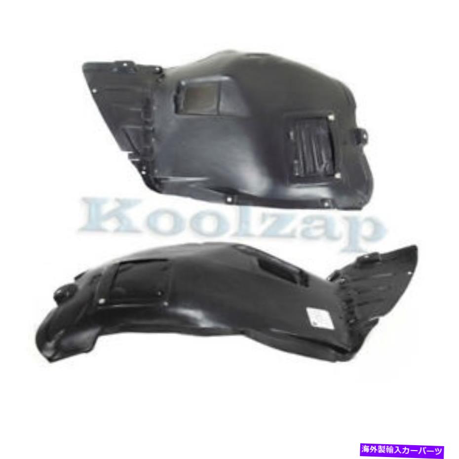Fender Liner Splash 6月12日3シリーズのフロントスプラッシュシールドインナーフェンダーライナーパネルの左右SET PAIR 06-12 3-Series Front Splash Shield Inner Fender Liner Panel Left Right SET PAIR 【並行輸入品】