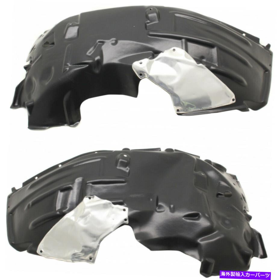 Fender Liner Splash ジープラングラーJLスプラッシュガード/フェンダーライナー2018 2019 LH＆RHペア/セットフロント用 For Jeep Wrangler JL Splash Guard/Fender Liner 2018 2019 LH & RH Pair/Set Front 【並行輸入品】