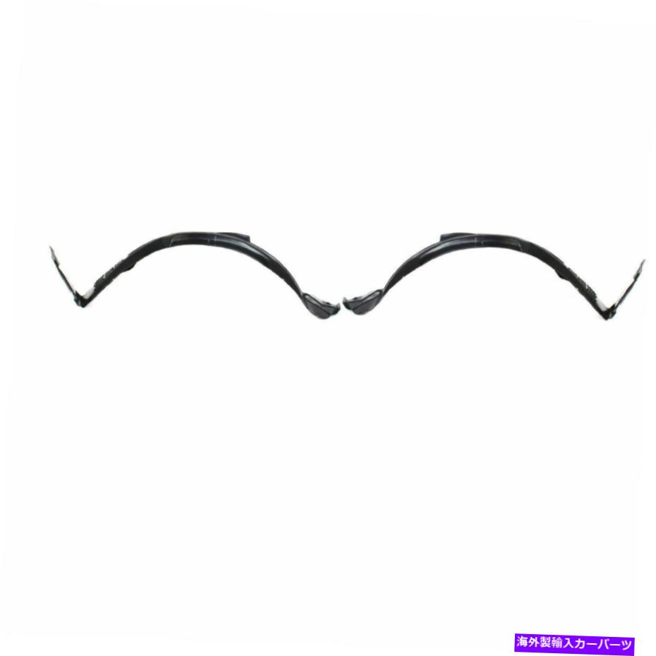 Fender Liner Splash 2フロントフェンダーライナースプラッシュシールドLH&RHサイドのセット起亜リオRio5はフィット Set Of 2 Front Fender Liner Splash Shield LH & RH Side Fits Kia Rio Rio5 【並行輸入品】