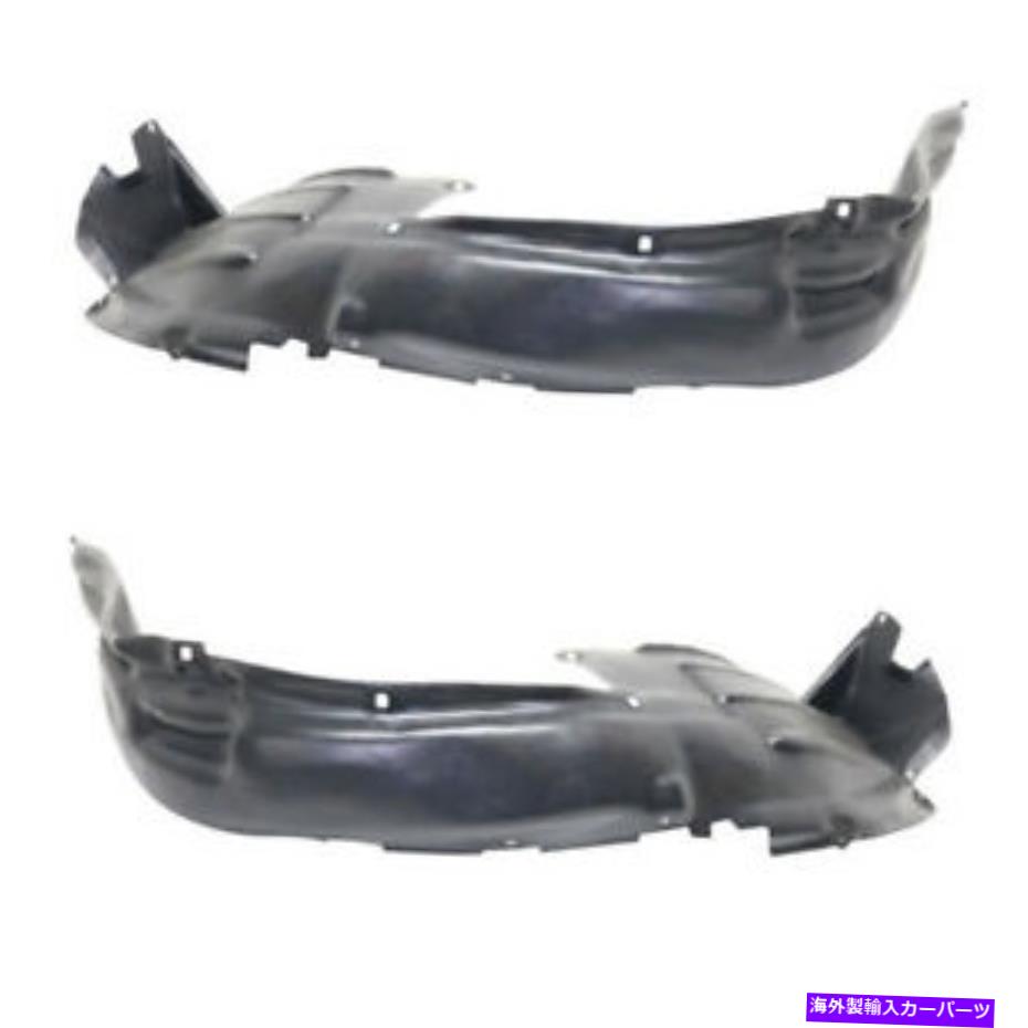 Fender Liner Splash 03-09 GX470 GX470のフロントスプラッシュシールドインナーフェンダーライナー左右SET PAIR 03-09 GX470 GX-470 Front Splash Shield Inner Fender Liner Left & Right SET PAIR 【並行輸入品】