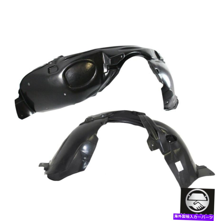 Fender Liner Splash 2フロントドライバー&助手席ペアの新しいスプラッシュシールズのためのミニクーパーの設定 New Splash Shields For Mini Cooper Set Of 2 Front Driver & Passenger Pair 【並行輸入品】