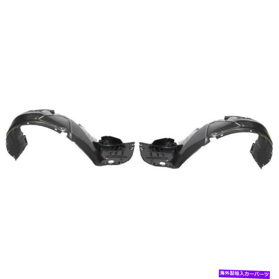 Fender Liner Splash 2の96-98アキュラRLフロント、ドライバーと助手席側セット用のスプラッシュシールド Splash Shield For 96-98 Acura RL Front, Driver and Passenger Side Set of 2 【並行輸入品】