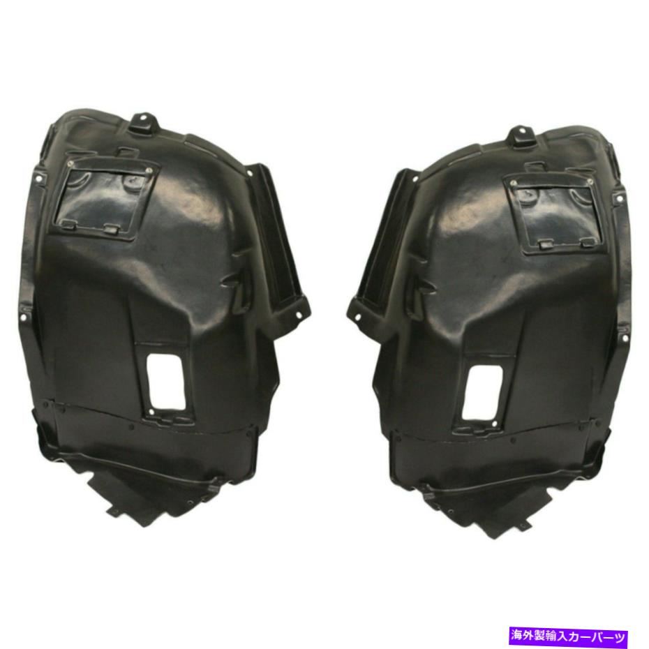 Fender Liner Splash 2007-2012 BMW 328i左フロント＆2の右側ワゴンセット用のスプラッシュシールド Splash Shield For 2007-2012 BMW 328i Front Left & Right Side Wagon Set of 2 【並行輸入品】