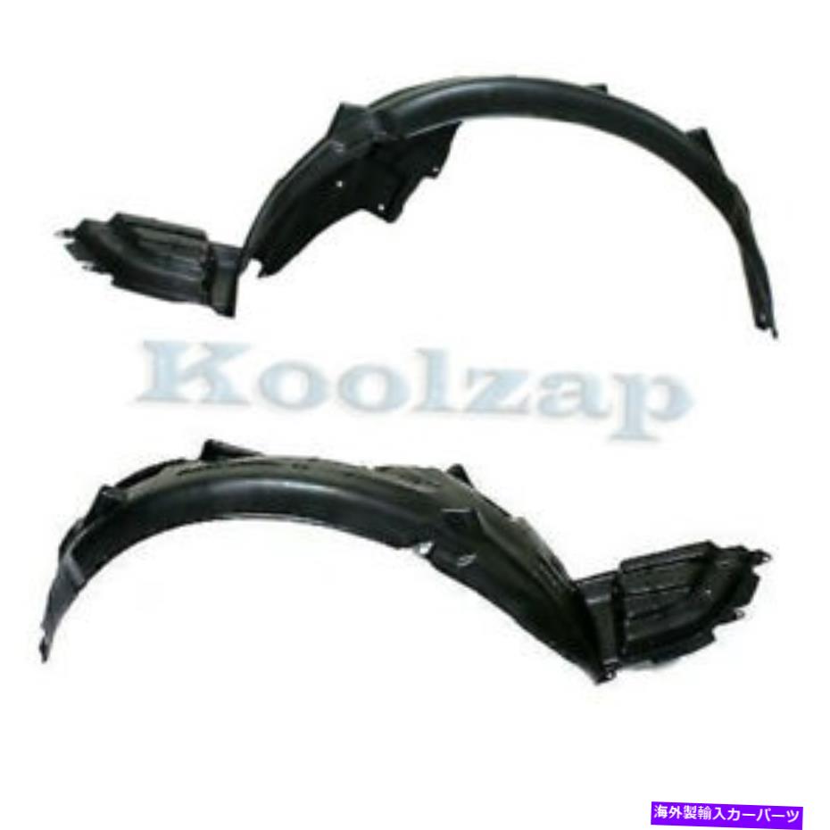 Fender Liner Splash 10-15アウトバックフロントスプラッシュシールドインナーフェンダーライナーパネル左右SET PAIR 10-15 Outback Front Splash Shield Inner Fender Liner Panel Left & Right SET PAIR 【並行輸入品】