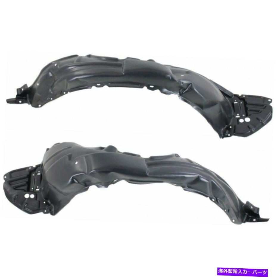Fender Liner Splash トヨタヤリススプラッシュガード/フェンダーライナー2012 13 2014 LH＆RHペア/セットフロント用 For Toyota Yaris Splash Guard/Fender Liner 2012 13 2014 LH & RH Pair/Set Front 【並行輸入品】