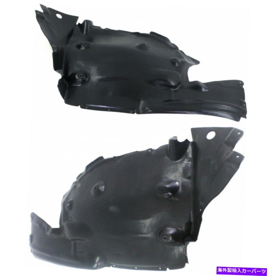 Fender Liner Splash BMW 740iスプラッシュガード/フェンダーライナー2011から2015 LHとRHペアフロントBM1248115用 For BMW 740i Splash Guard/Fender Liner 2011-2015 LH and RH Pair Front BM1248115 【並行輸入品】